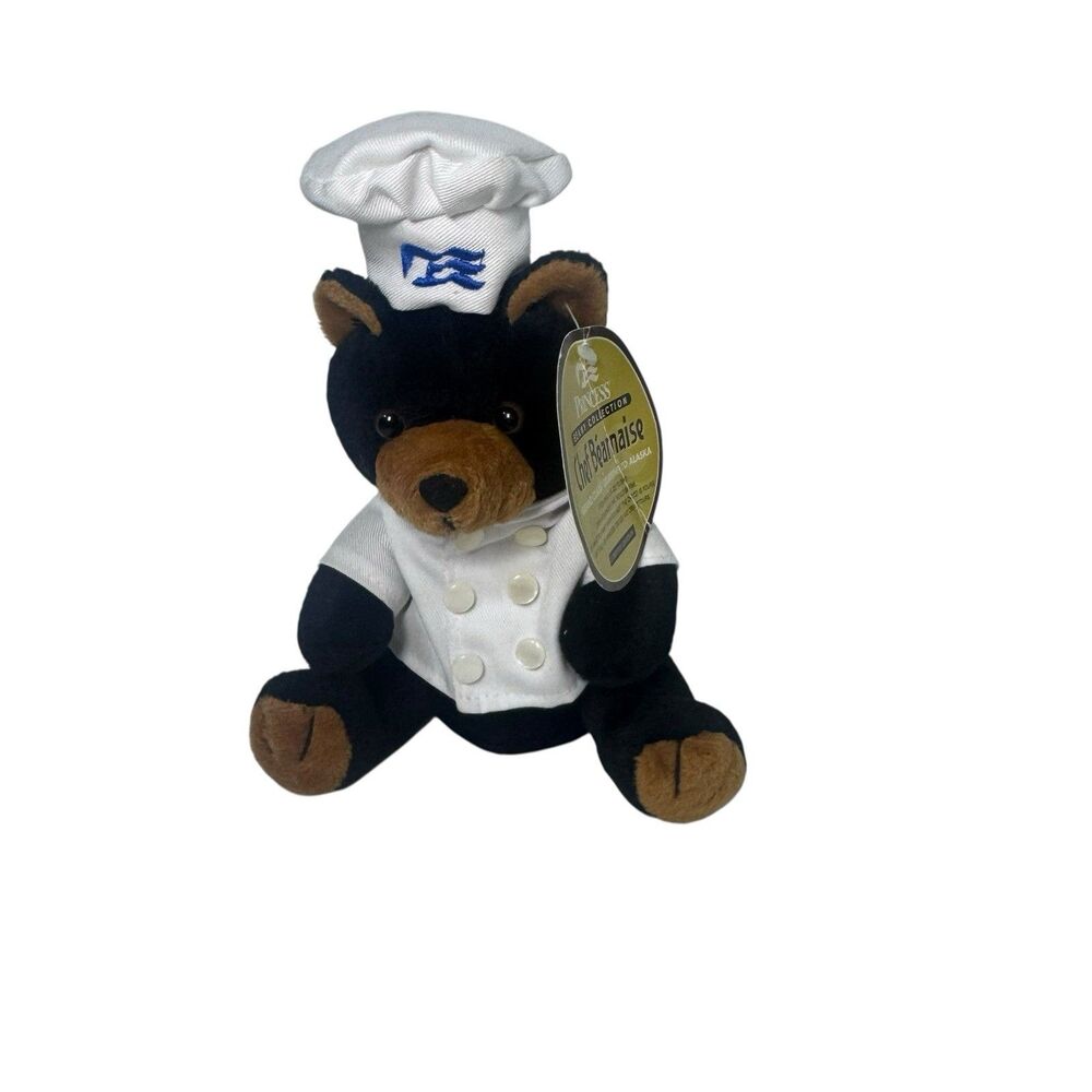 Chef Bearnaise W/ Tag Princess Beany Collection Cruise Cruising 7" Fast Shipping